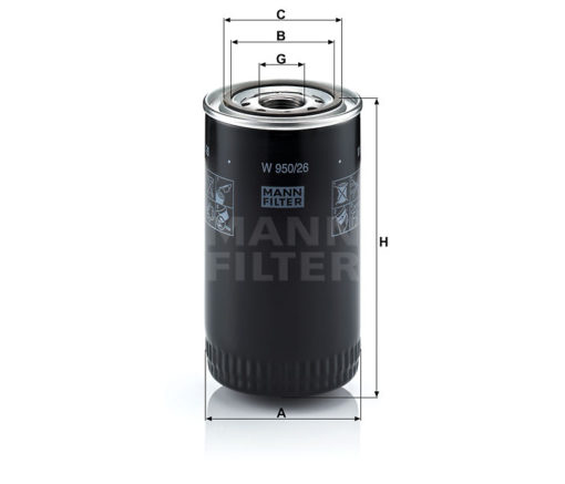 Oljefilter Mann W 950/26