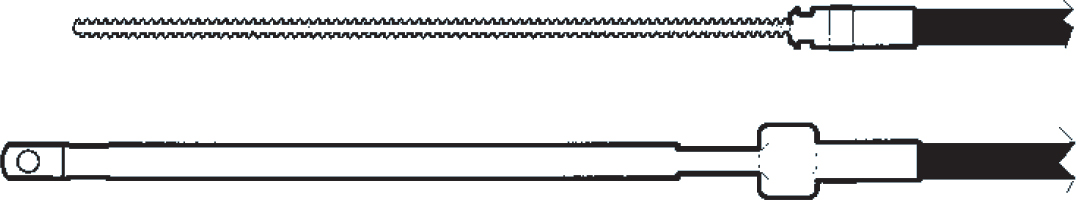 Styrekabel M66 9'