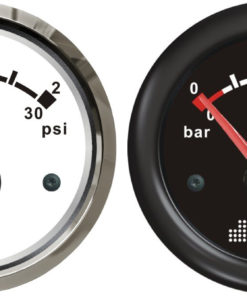 Turbotrykkmåler 0-2 bar SL Sort