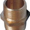 Ansatsnippel messing 3/4"