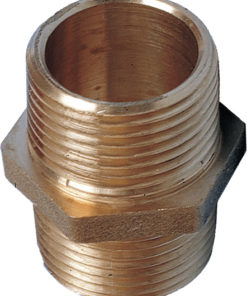 Ansatsnippel messing 2"
