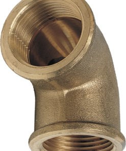 Bend innv./innv. 90 grader messing 2"