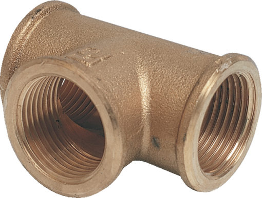T-stykke messing 3/4"