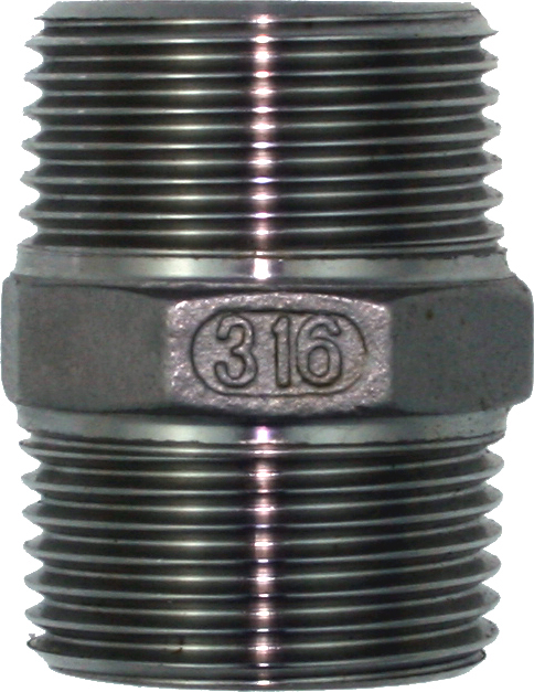 1852 Ansatsnippel 316, 3/8"