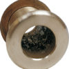 Skroggjennomføring messing forkrommet 3/4"