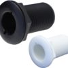 Skroggjennomføring 1/2" nylon, hvit