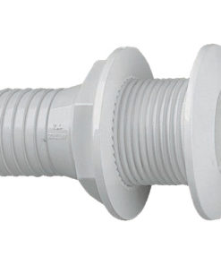 Skroggjennomføring nylon hvit 3/4