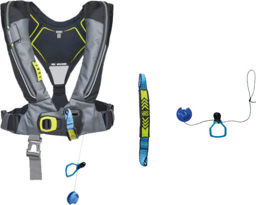 Spinlock Deckvest 6D Black with Fitted HRS system 275N