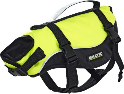 Baltic Maja kattevest gul/svart, 0-3 kg