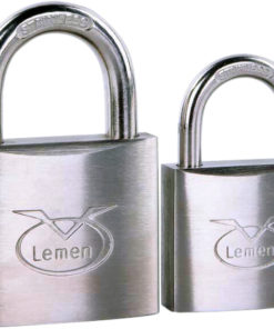 Lemen Hengelås Stainless steel SS40 Lang bøyle