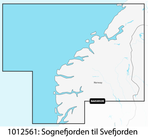 Navionics+ Regular Norge, Sognefjorden - Svefjorden