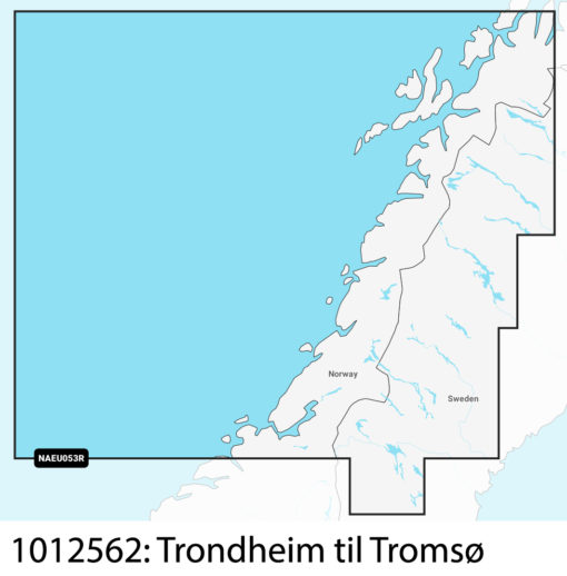 Navionics+ Regular Norge, Trondheim til Tromsø