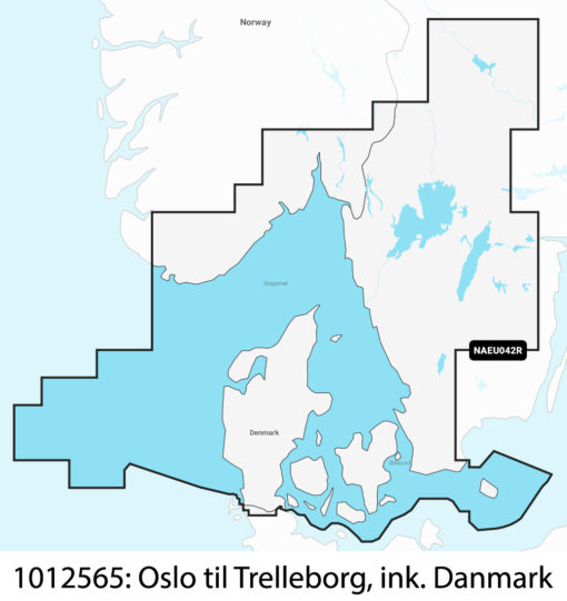 Navionics+ Regular Norge, Oslo til Trelleborg (Sverige)