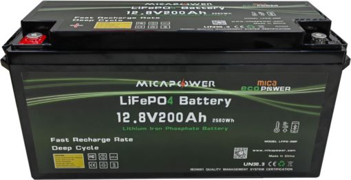 Lithiumbatteri PRO m/varme og bluetooth 12V 200Ah