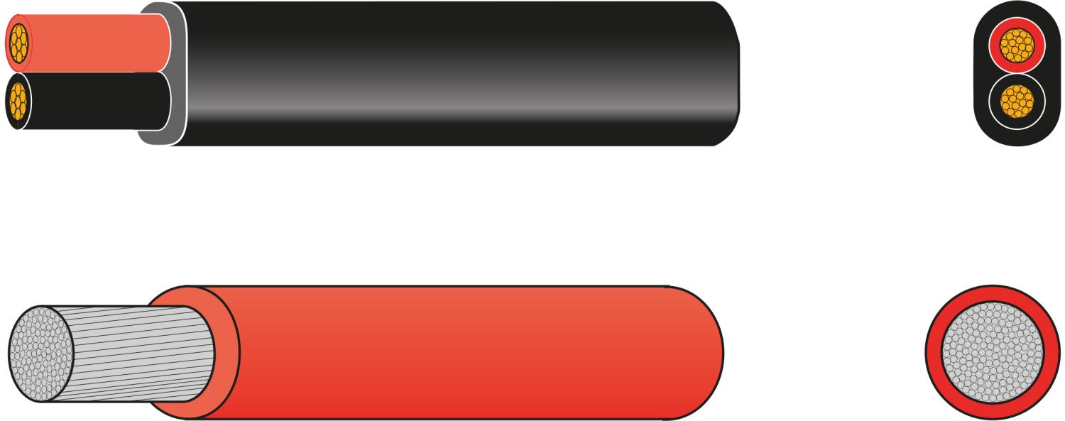 1852 Elektrisk kabel fortinnet 1,5 mm2, 10 m, sort