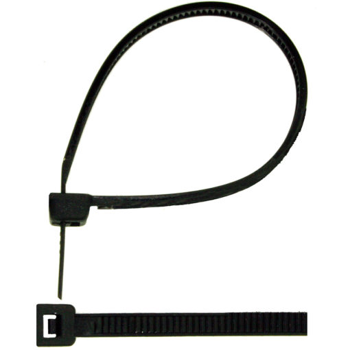 Strips 20 stk, sort 200 x 4,5 mm
