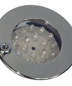 Downlight, LED m/bryter, krom