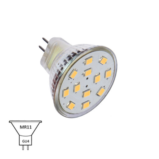 LED MR11, 10-35V 170lm varmhvit