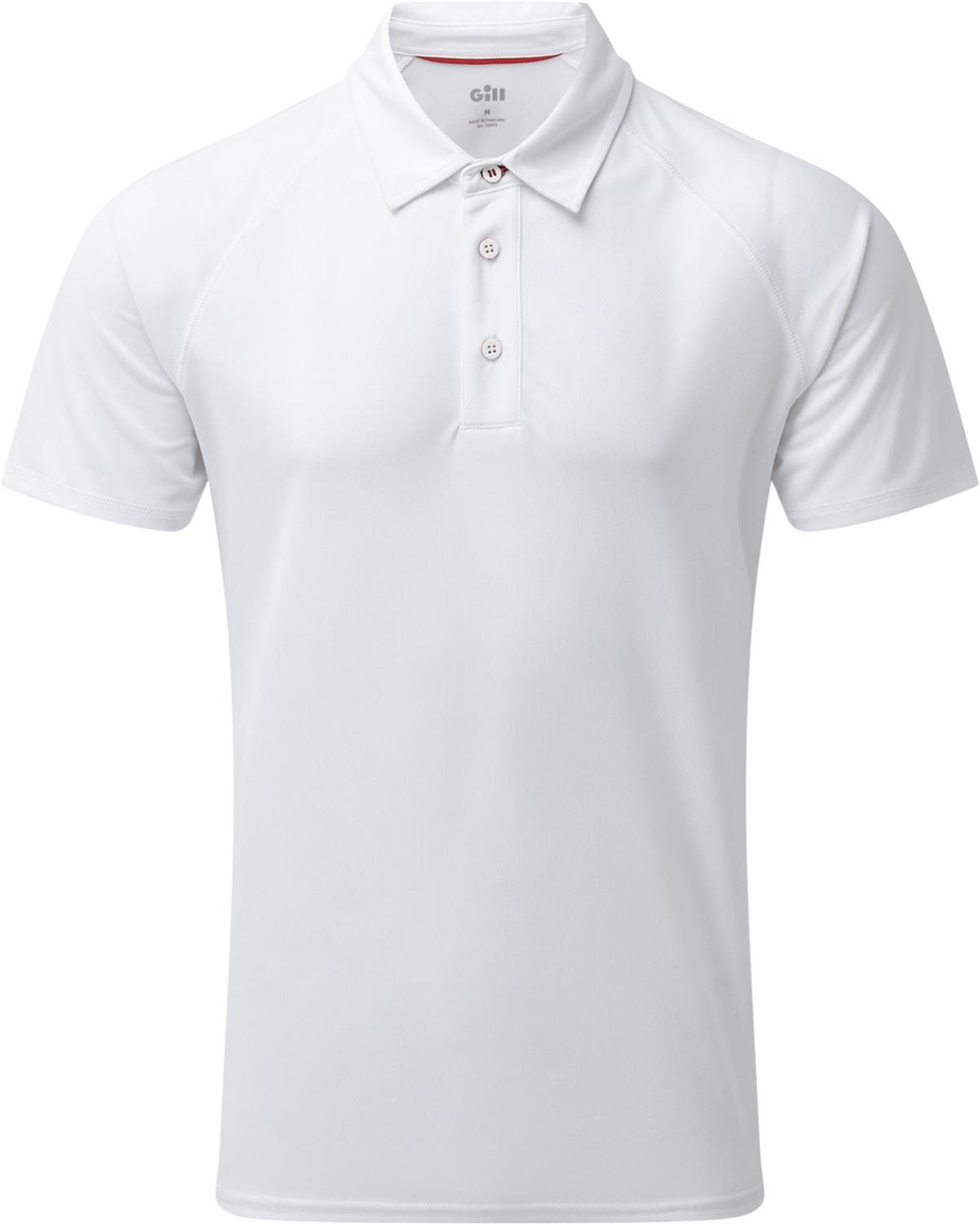 Gill UV Tec Men's Polo White S