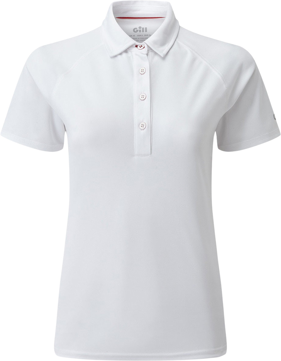 Gill UV Tec Women's Polo White 10 (36)