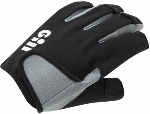 Gill Deckhand Gloves Short Finger Black Junior