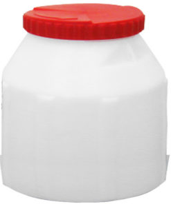 Vanntett container, hvit, 8 liter