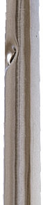 Rekkestøtte 62 cm sort topp