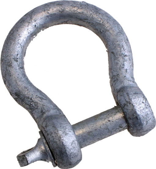 H-sjakkel, 12mm, galvanisert