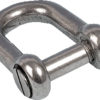 Ankersjakkel D, 8 mm, lang, syrefast
