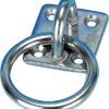 Ringplate m/løs ring, 6 mm, syrefast