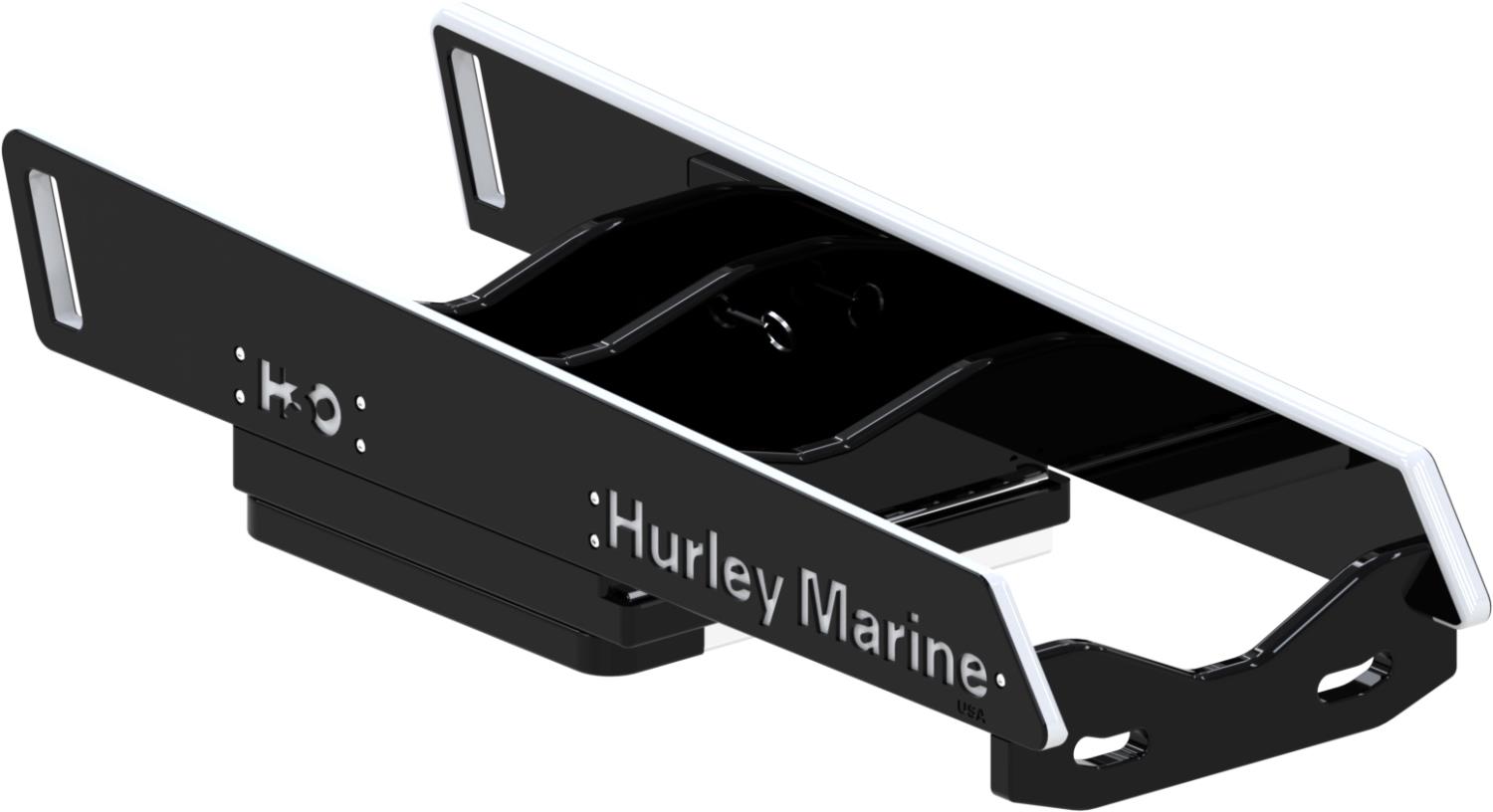 Hurley Marine H30 daviter med manuell vinsj farge sort