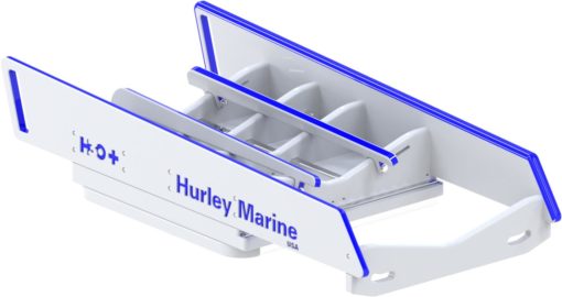 Hurley Marine H30+ daviter med manuell vinsj farge hvit