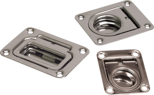 Dørkring 316 flush, 65 x 55 mm