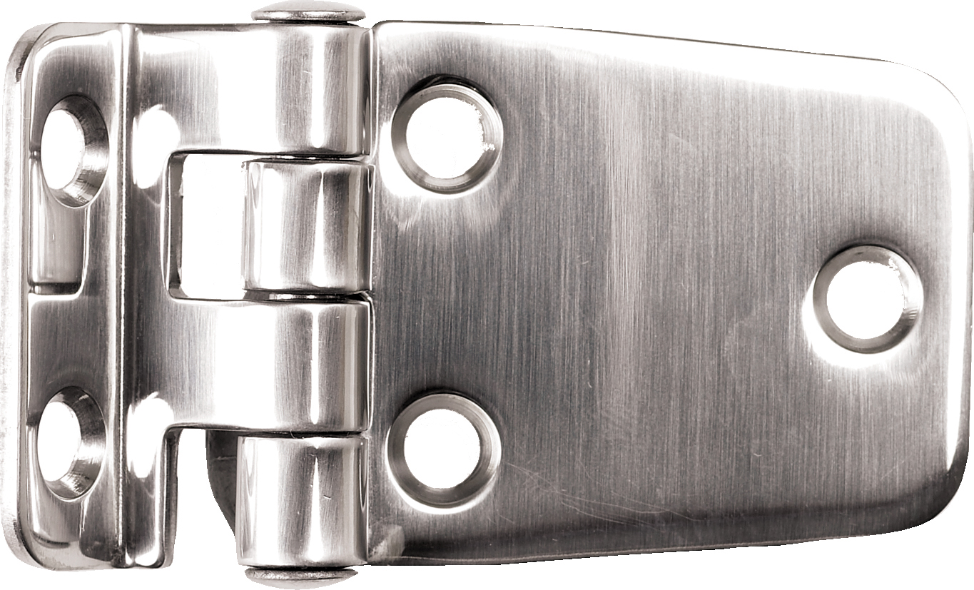 Hengsel vinkel Stainless Steel 64 x 38 mm, h 10 mm