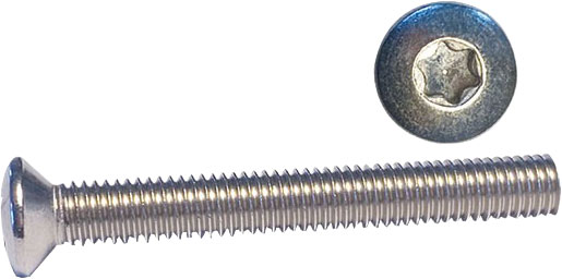 Maskinskrue lh. torx 5 x 20 a4 ISO 14584 10 stk.