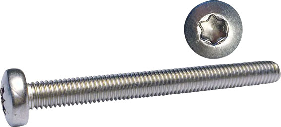 Maskinskrue ph. torx 5 x 40 a4 ISO 14583 10 stk.
