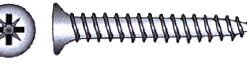 Sponplateskrue A4 DIN 1008, 3,0 x 20 mm, 10 stk