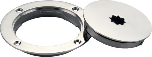 Inspeksjonsluke for vinsjhåndtak syrefast Ø 124 mm