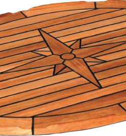 Bordplate, Nautic Star, oval 58 x 80 cm