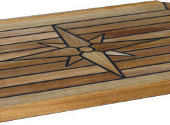 Bordplate Nautic Star, rektangulært 37 x 60 cm