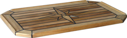 Bordplate Nautic Star, rektangulært 37 x 60 cm