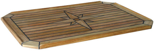 Bordplate Nautic Star, rektangulært 50 x 75 cm