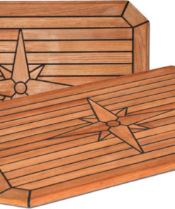 Bordplate Nautic Star, rektangulært 65 x 84 cm