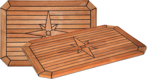 Bordplate Nautic Star, rektangulært 65 x 84 cm