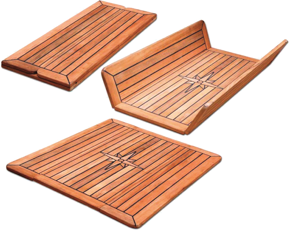 Bordplate Nautic Star, ving 34/68 x 80 cm