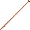 Flaggstang, lakkert mahogny, 125 cm