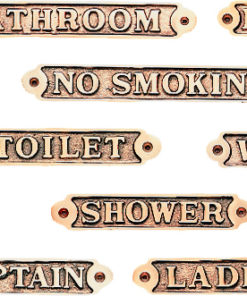Skilt messing 30 mm "Shower"