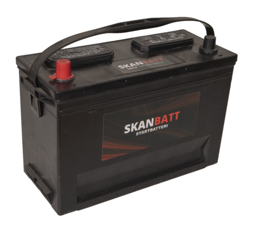 SKANBATT MF50-600 Startbatteri 12V 80AH 600CCA (343x127x234/254) +venstre