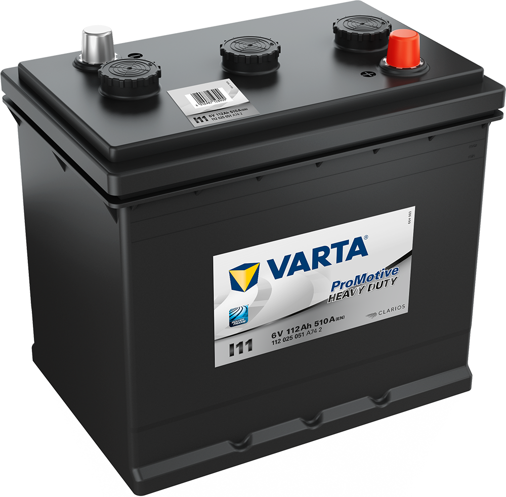 VARTA Promotive HD Batteri 6V 112AH 510CCA (260x175x236mm) +diagonalt I11