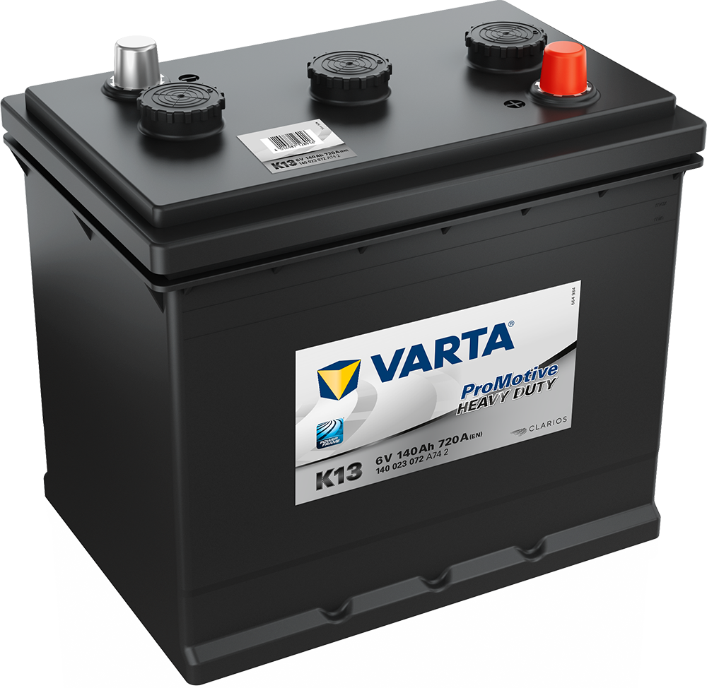 VARTA Promotive HD Batteri 6V 140AH 720CCA (260x175x236mm) +diagonalt K13